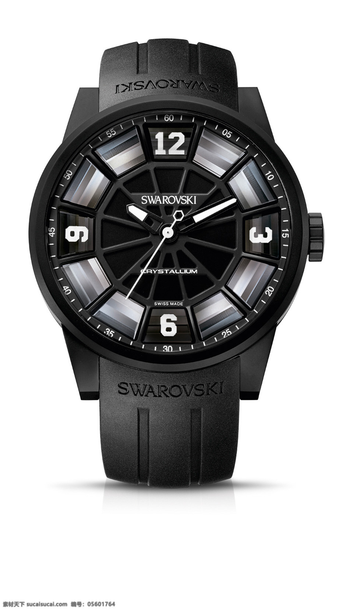 手表 效果图 黑色 钟表 纯色背景 高端 现代科技 数码产品