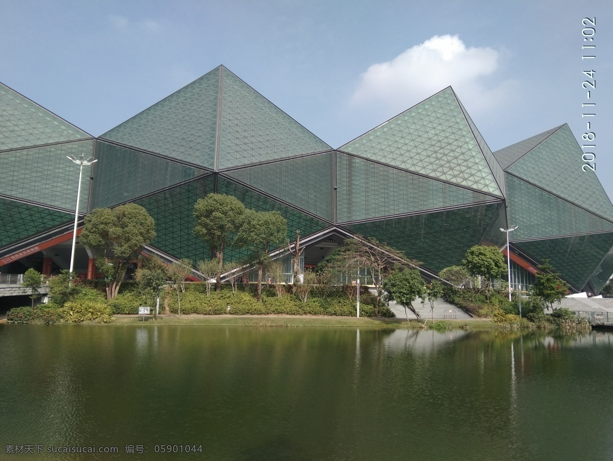 大运场馆 体育中心 龙岗大运中心 近景 深圳 城市风景 旅游摄影 人文景观