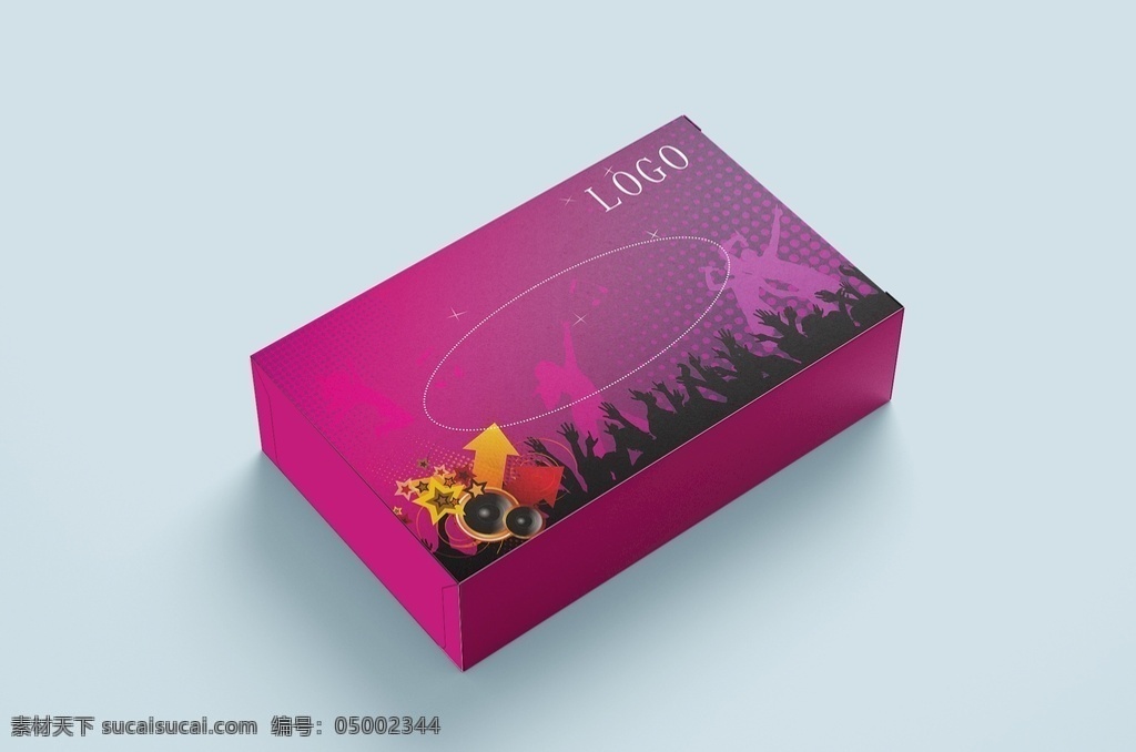 ktv 音乐盒 抽 盒抽 音乐 红色 摇滚 ktv盒抽 包装设计
