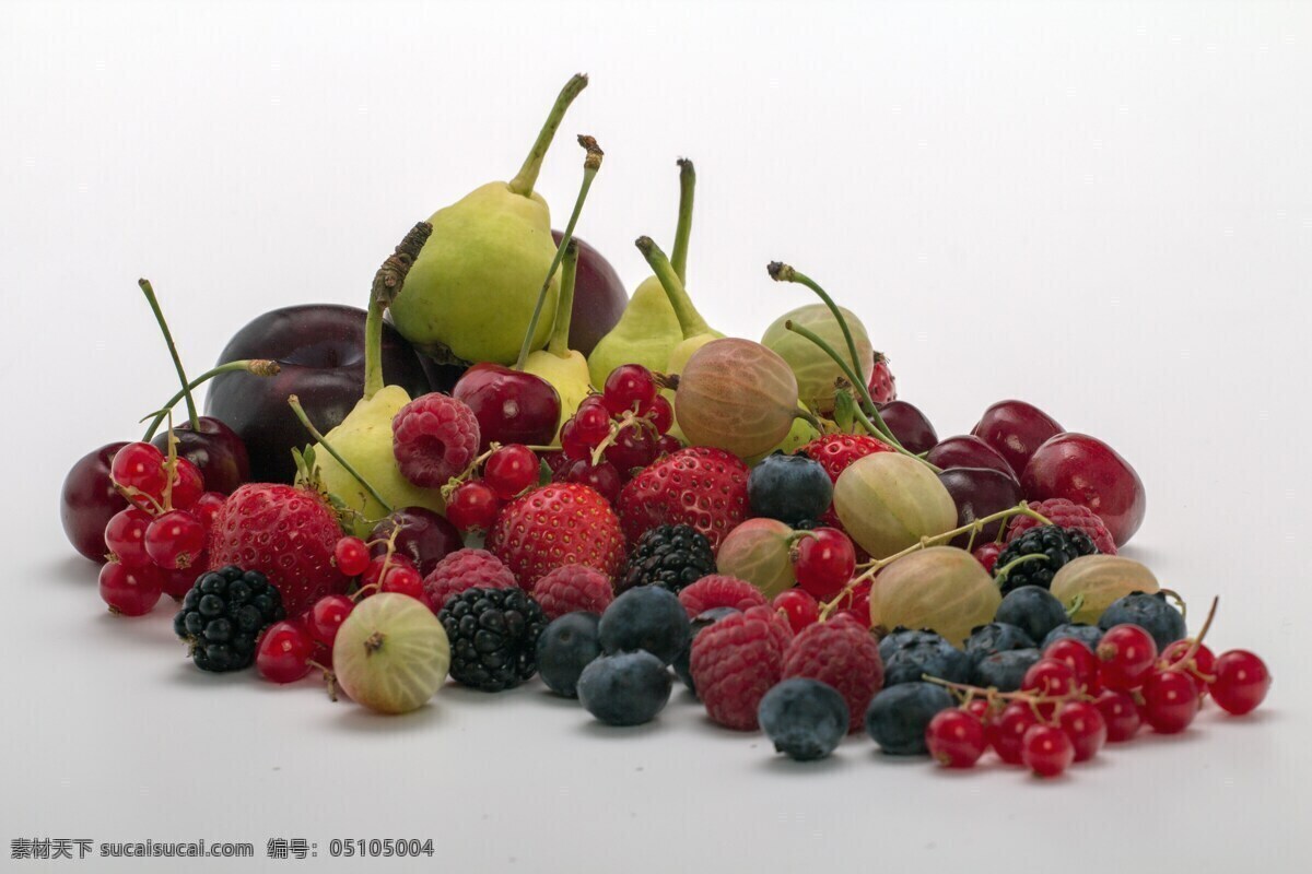 新鲜的水果 梨子 新鲜 水果 草莓 树莓 生物世界