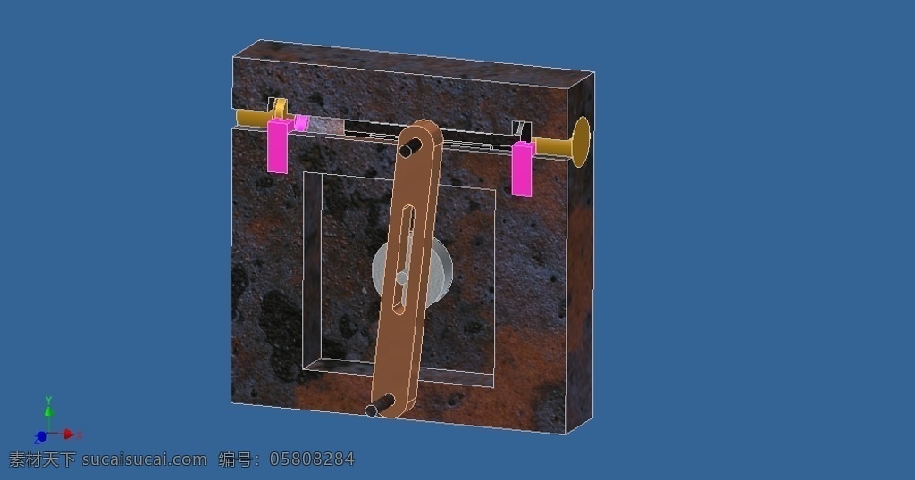 两个 点 冲孔 机 工业设计 机械设计 3d模型素材 建筑模型