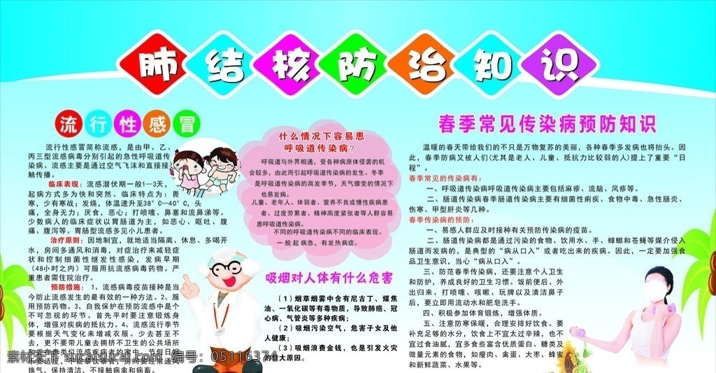 肺结核 防病 知识 的防病 春季 预防 宣传栏 生活百科 医疗保健