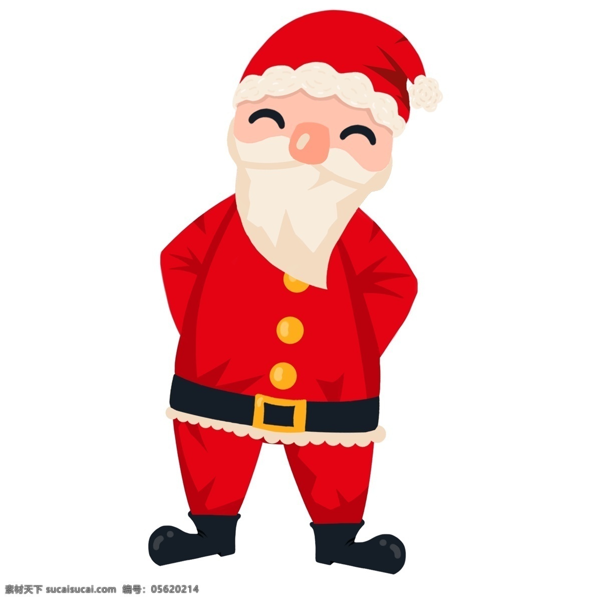 卡通 圣诞老人 可爱 手绘 礼物 礼物盒 圣诞节 送礼 糖果拐杖 圣诞礼物 白胡子老爷爷 大胡子 惊喜 礼物袋