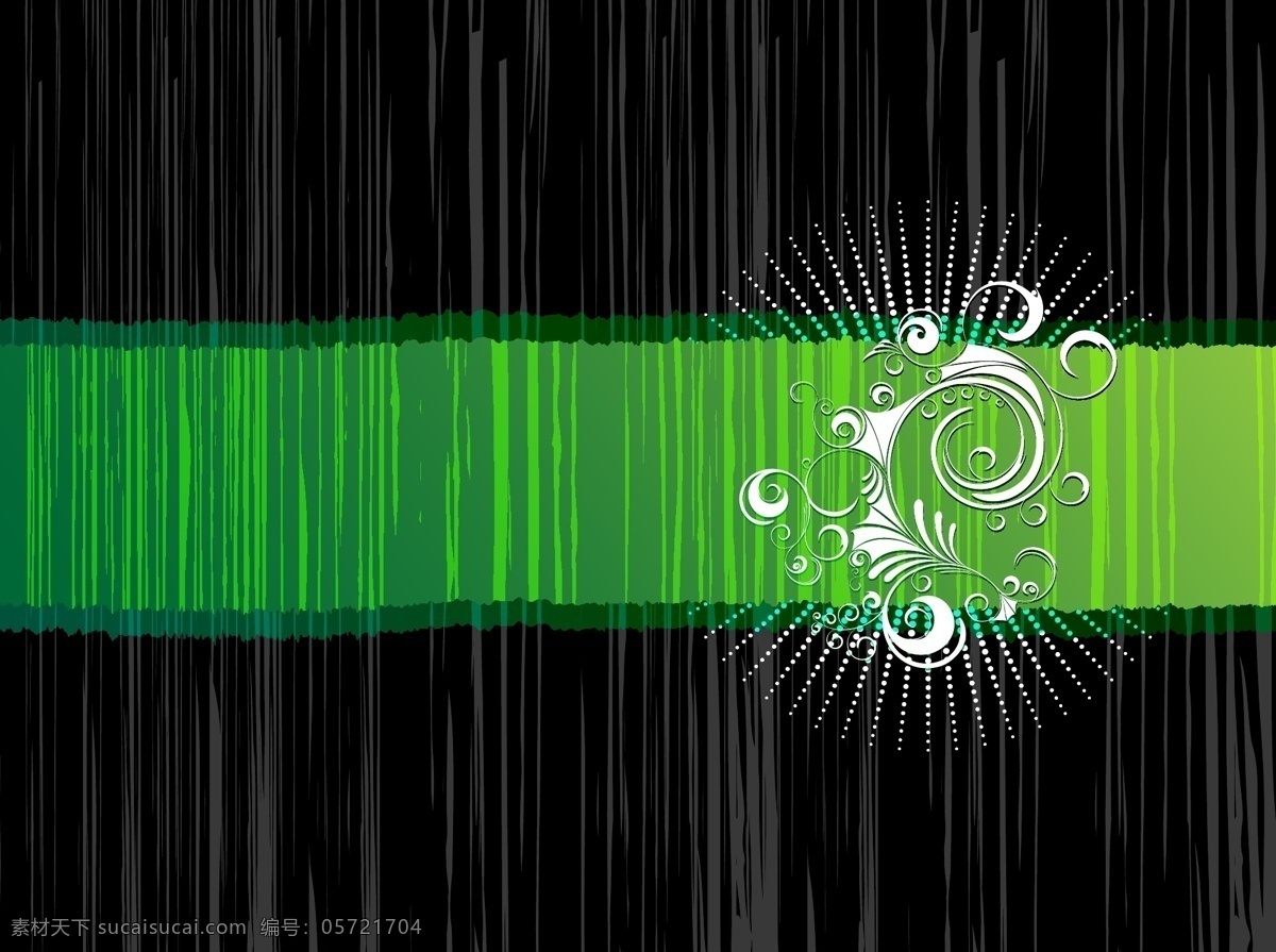 绿色背景矢量 花 线 叶 壁纸 抽象 漩涡 背景 条纹 螺旋 茎