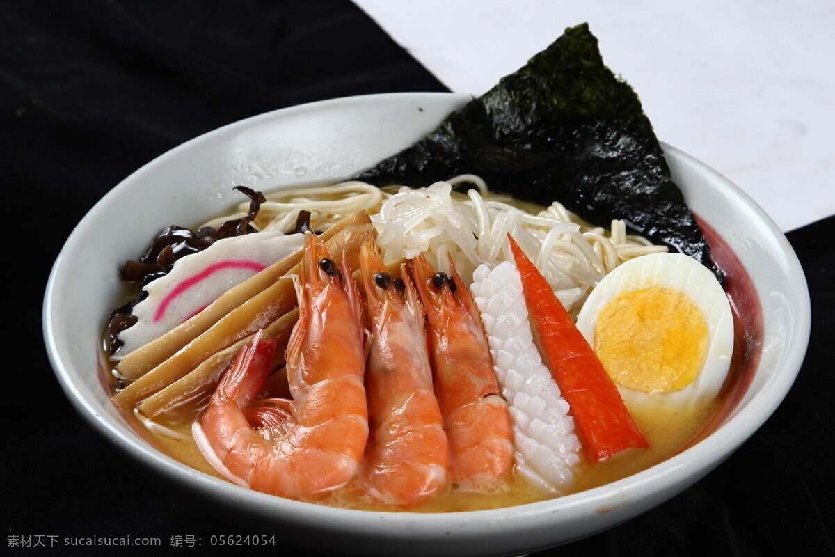 海鲜 拉面 乌 冬 虾面 乌冬面 日本菜 日式 美食 传统美食 餐饮美食