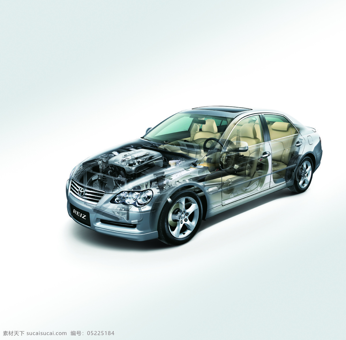 车体结构图 透明车体 广告 解释 汽车框架 现代科技 工业生产 设计图库 3d设计 3d作品