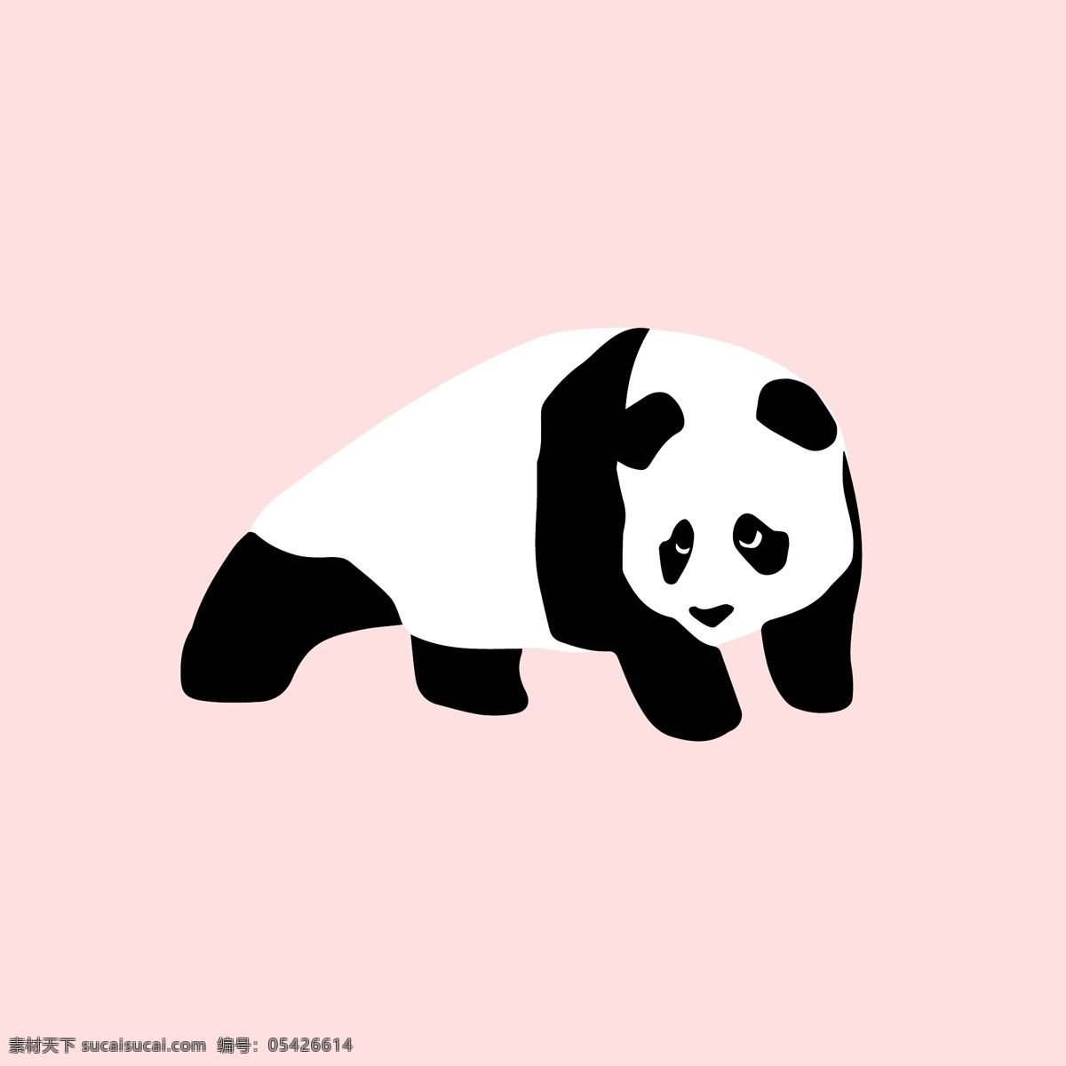 可爱动物 熊猫宝宝 国宝 熊猫图案 精美 面料 图案 花型 底纹边框 其他素材