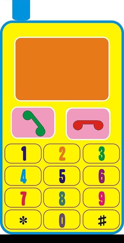 卡通手机 手机卡通图 文化艺术 矢量图库
