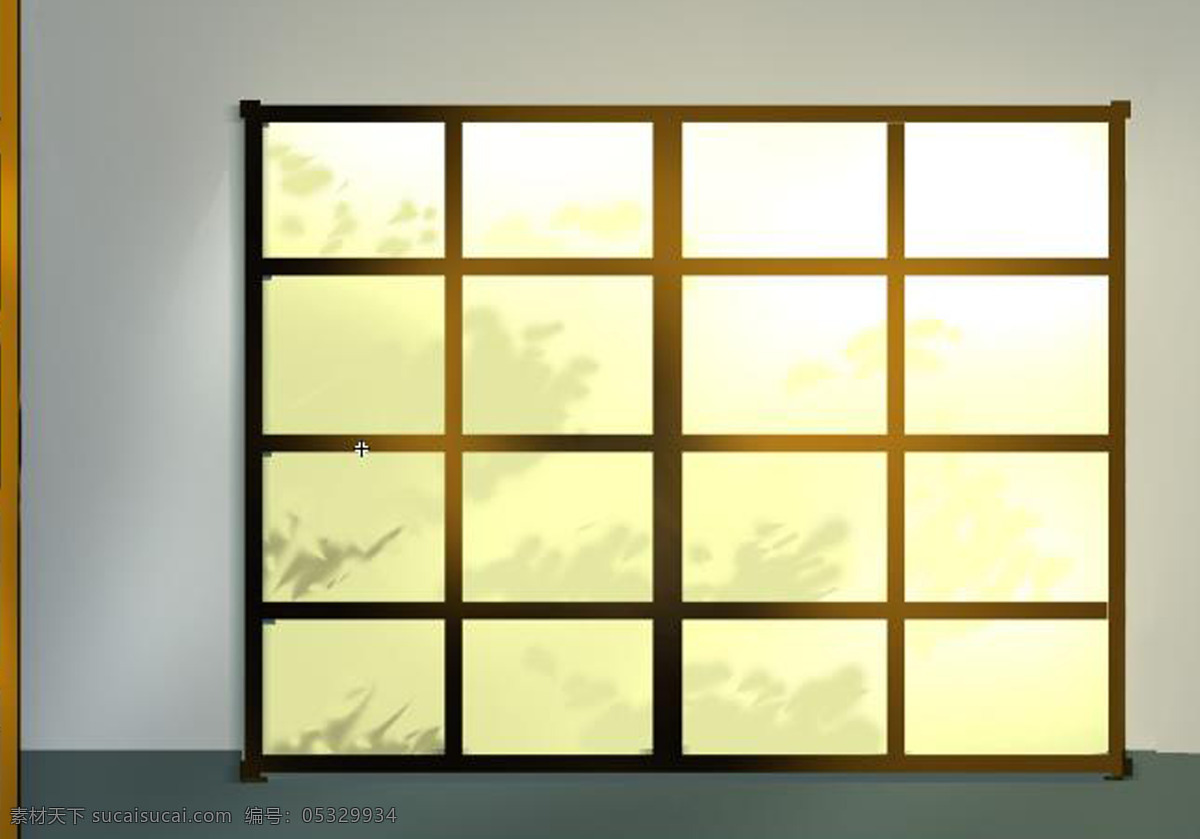 窗台 背景 窗户 墙壁 风景 边框 动漫动画