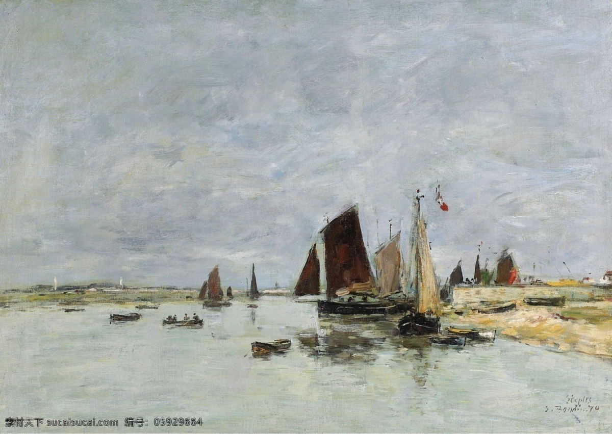 大师 画家 风景画 静物 油画 建筑 装饰画 port the boats etaples boudin eugene 人物 高清 西方 国外 现代 家居装饰素材
