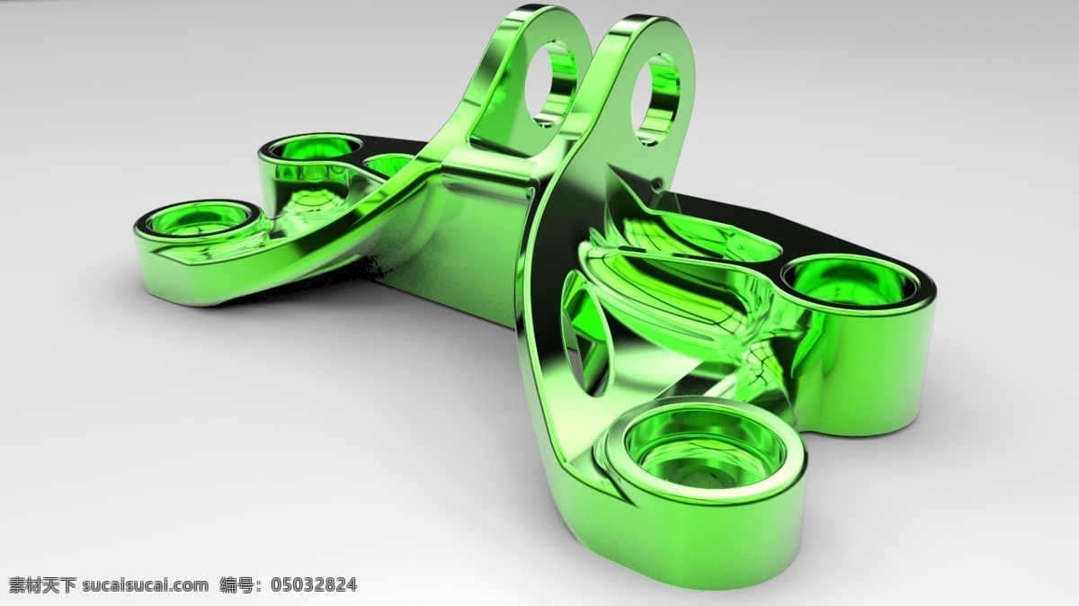 新 发动机 托架 通用电气 3d模型素材 建筑模型