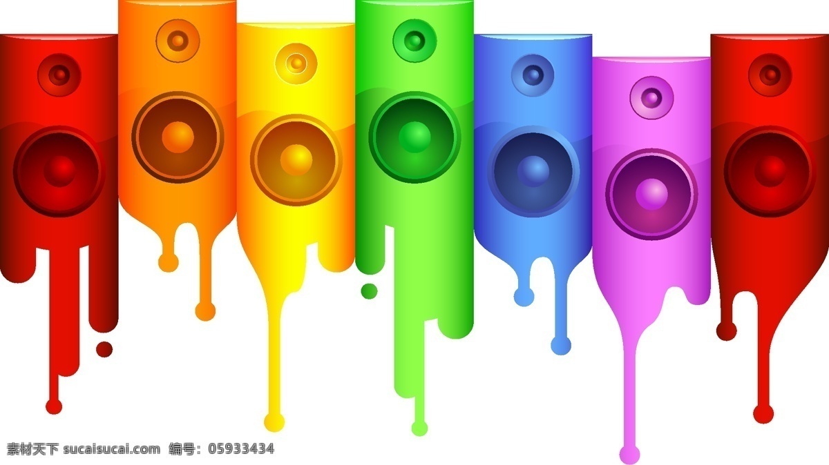 colorful2 七彩 色块 底纹 背景 矢量图 矢量 花纹 花边 边框 花纹花边