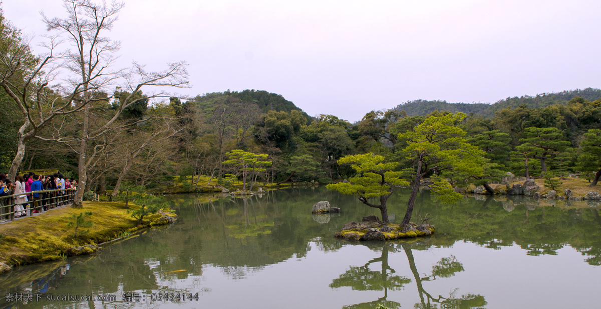 日本 京都 金阁 寺 风景