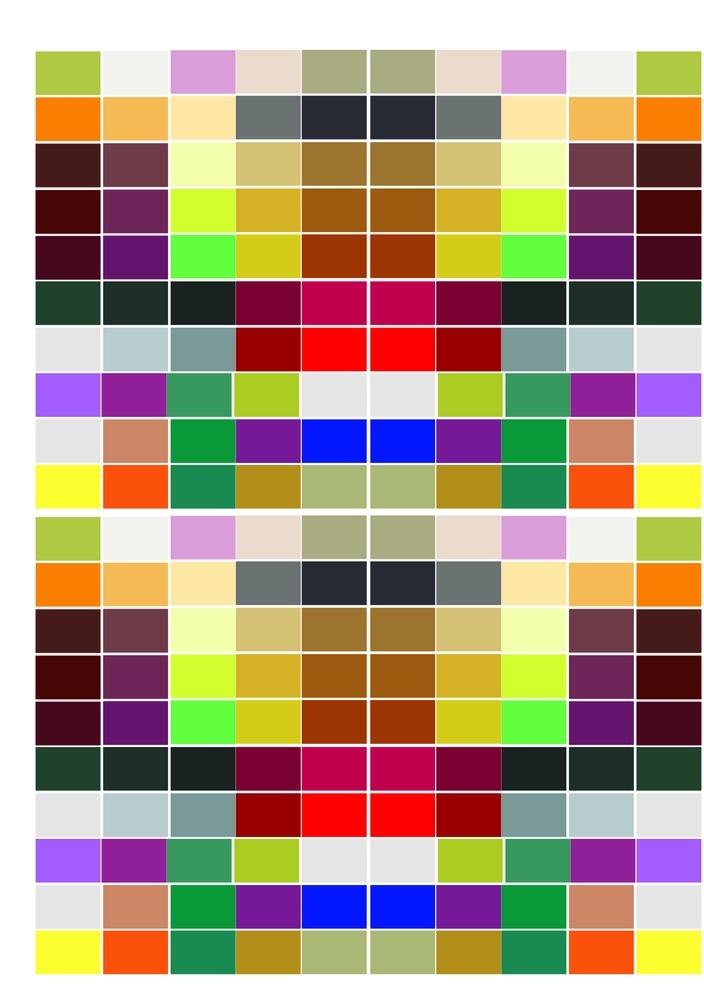 长方形色块 色系色相 颜色参考 五颜六色 色彩缤纷 色彩变化 色彩色谱 底纹边框 抽象底纹