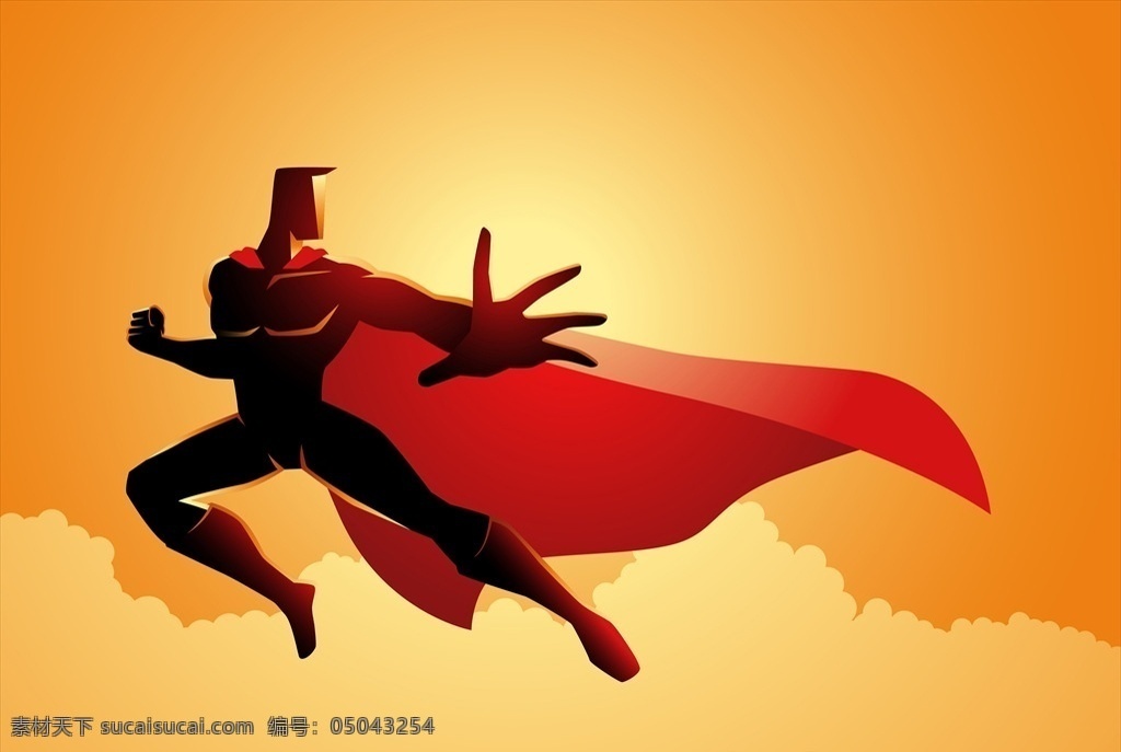 卡通 动漫 超人 插画 插图 超级英雄 英雄 动漫动画