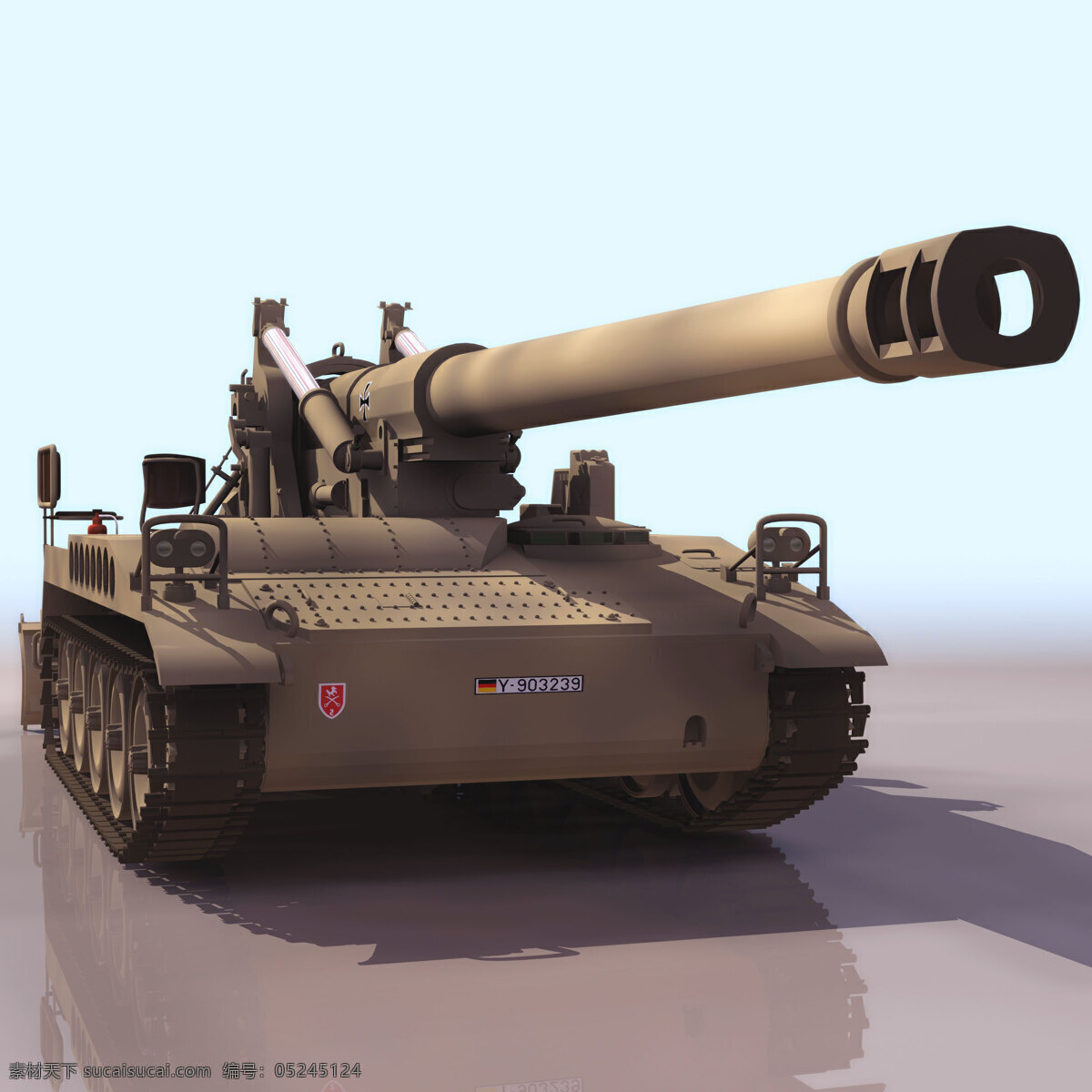重型 自行火炮 装甲车 火炮 重型武器 3d模型素材 其他3d模型