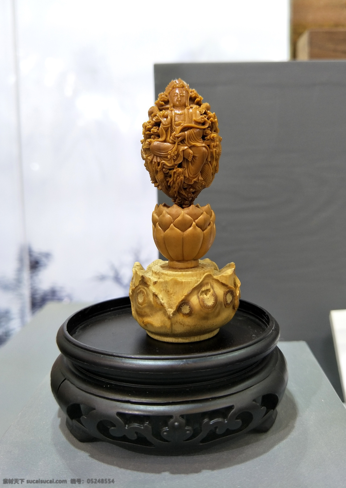核雕 工艺 艺术 工艺品 核 展品 木质 底座 仙人 雕刻 佛 文化艺术 传统文化