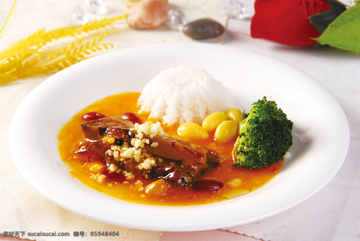 小米海参捞饭 美食 传统美食 餐饮美食 高清菜谱用图