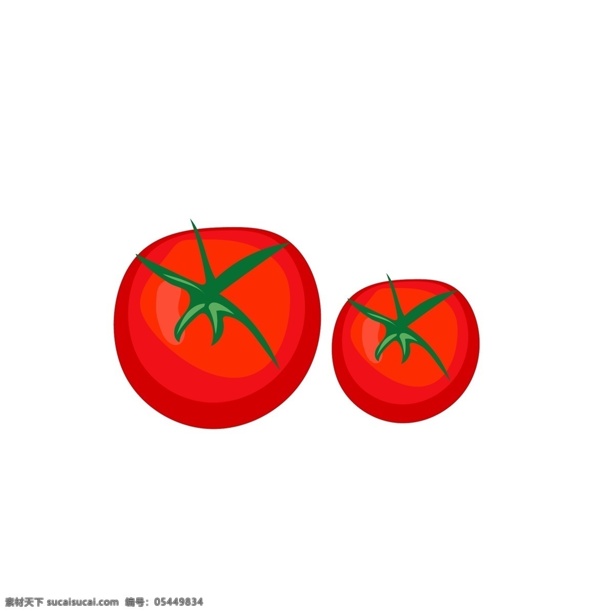水果 蔬菜 西红柿 矢量 元素