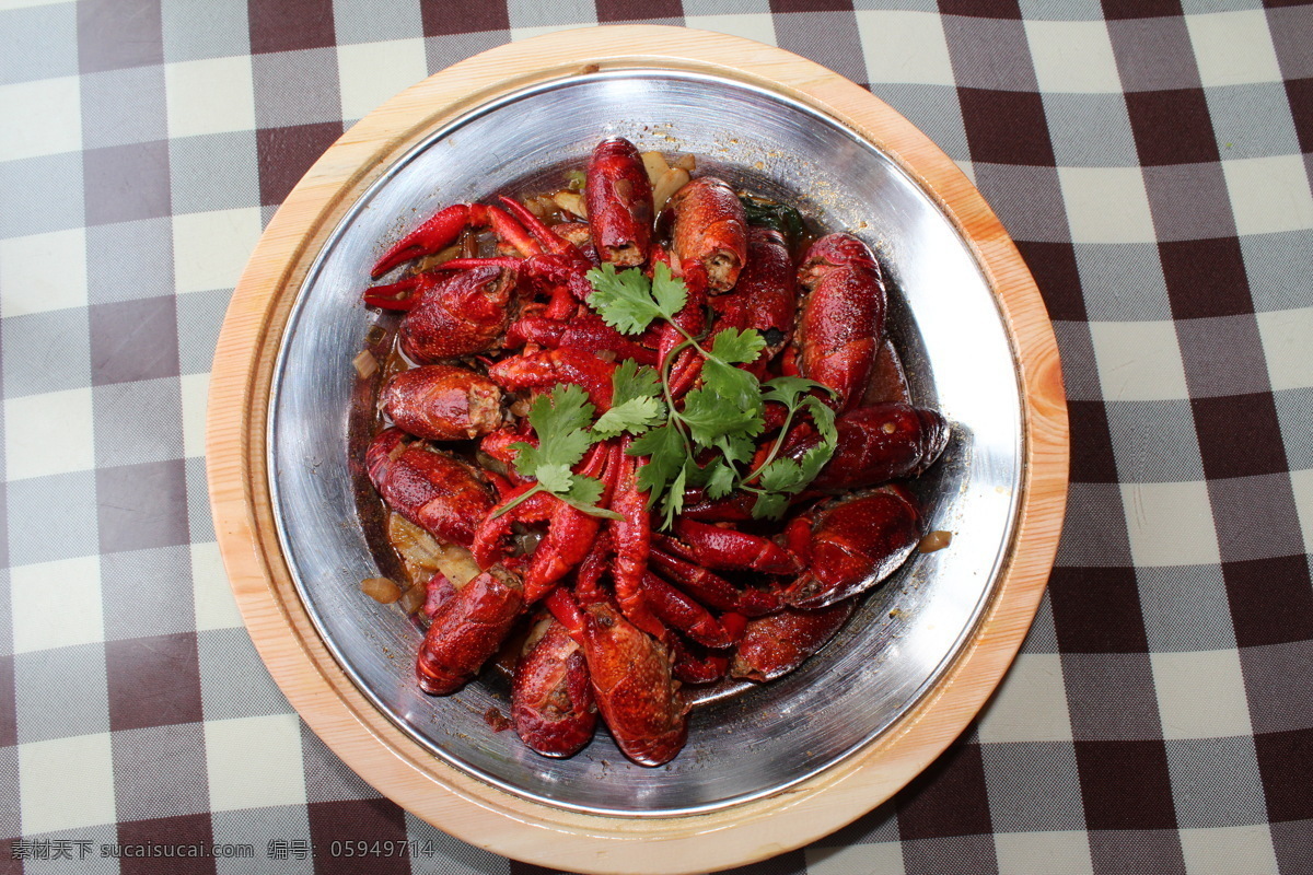 香辣小龙虾 龙虾 虾子 火锅 传统美食 餐饮美食