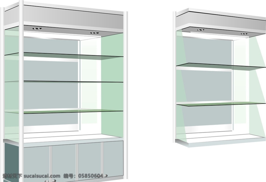 礼品柜 柜 展示柜 物品柜 柜子 其他设计 矢量