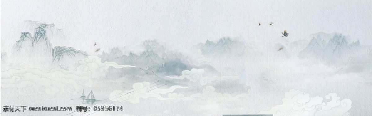 中国 风 淡色 背景 图 水墨 古典 矢量素材 抽象背景图 简约背景图 中国风 风景画 白色感兴趣