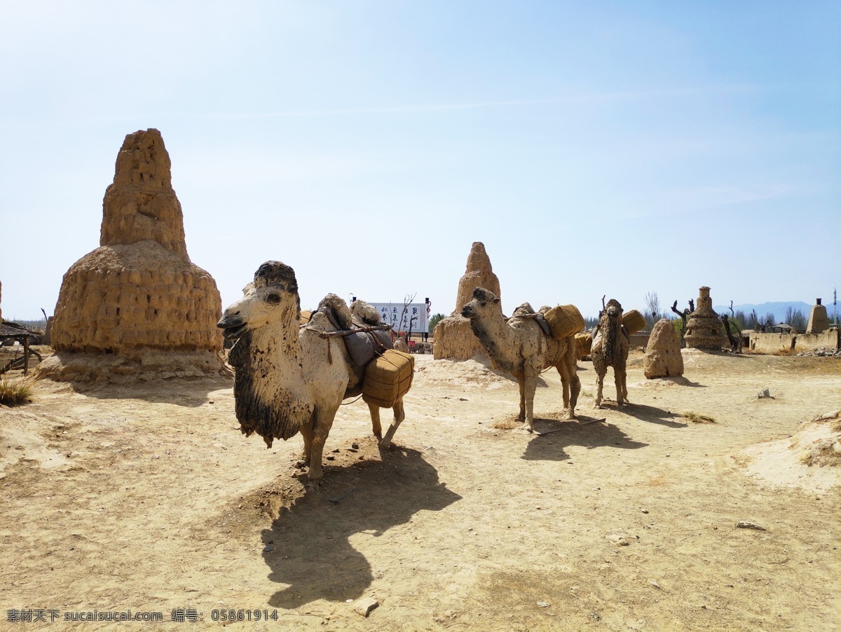 西北驼铃 大西北 骆驼 西部影城 银川 驼铃 旅游 旅游摄影 人文景观