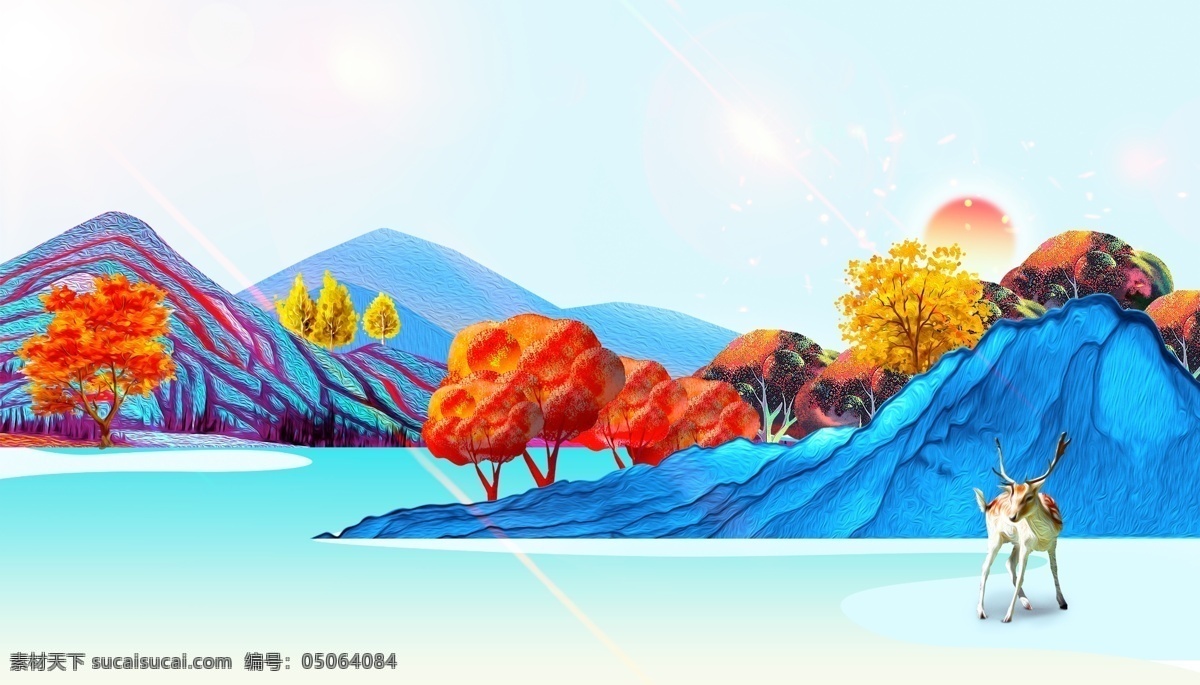 房地产 唯美 风景 插画 别墅地产 唯美地产 唯美插画 唯美背景 唯美风景 地产会议背景 地产插画 地产背景 房地产背景 手绘地产 风景插画 高端地产 唯美风景插画 文化艺术 绘画书法