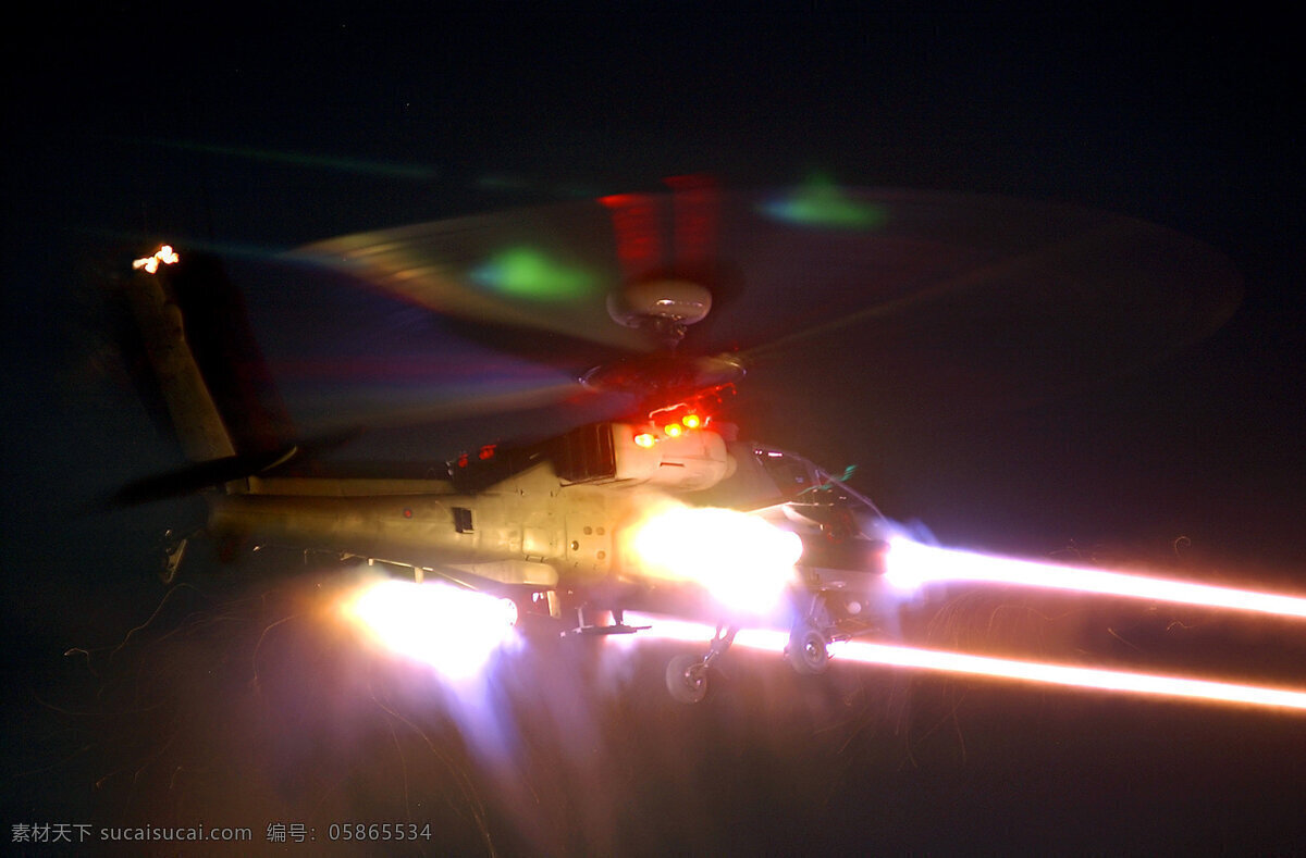 阿帕奇 直升机 夜间 开火 绚丽 美图 射击 武装直升机 夜战 美军