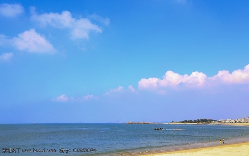 海边风光图片 泉州海边 黄色沙滩 蓝天 夏日风光 度假 旅游摄影 自然风景