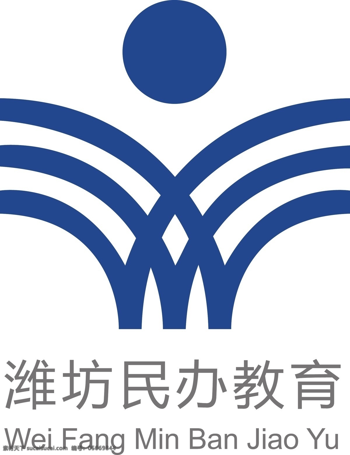 潍坊 民办教育 logo 矢量 矢量图 其他矢量图