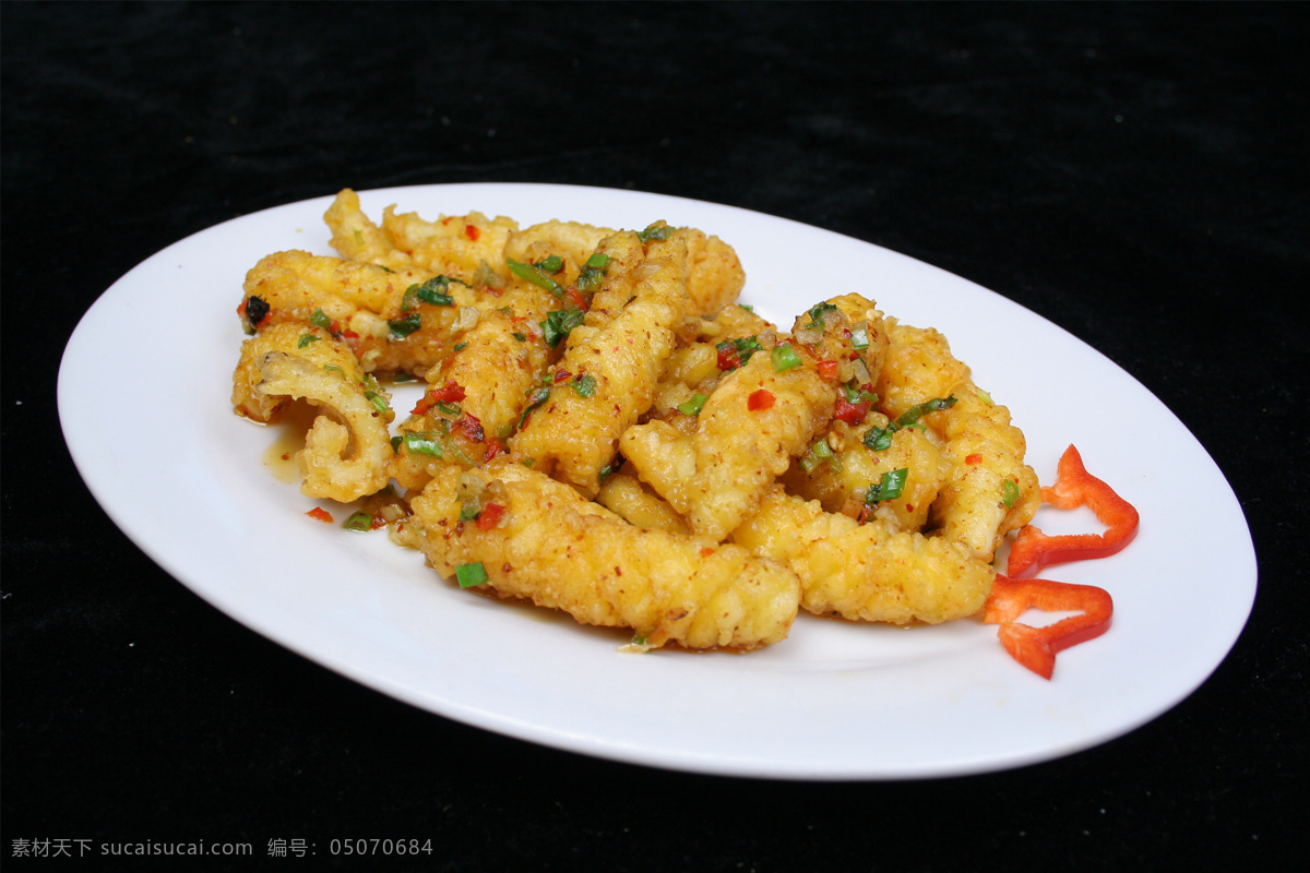 椒盐鲜鱿 美食 传统美食 餐饮美食 高清菜谱用图