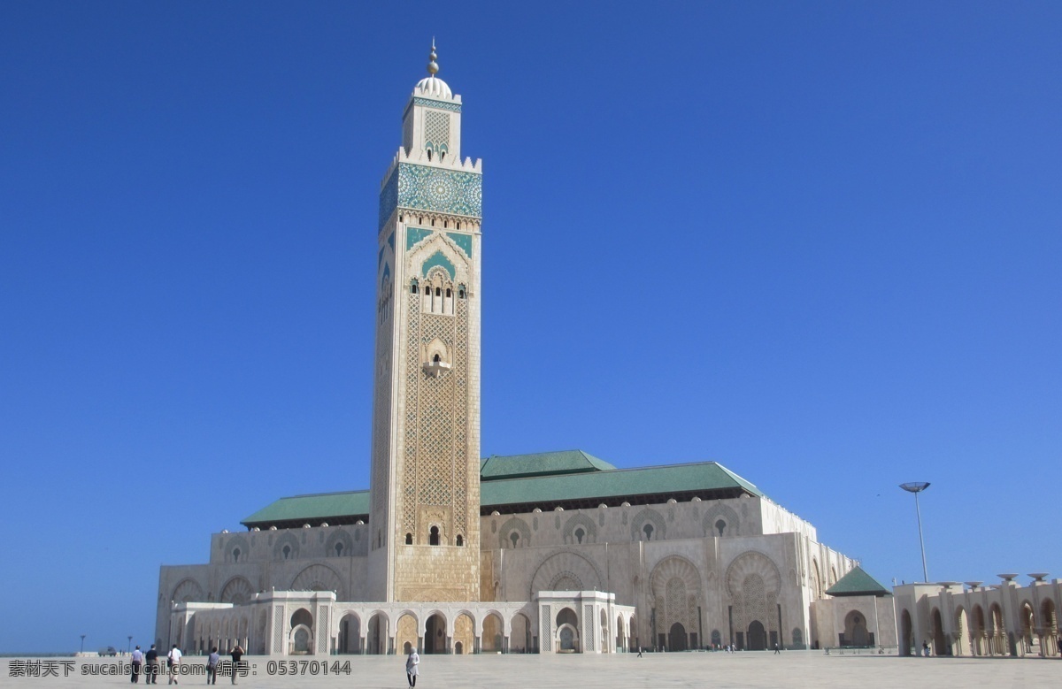 摩洛哥 哈桑 二世 清真寺 卡萨布兰卡 世界 三大 全景 建筑摄影 建筑园林