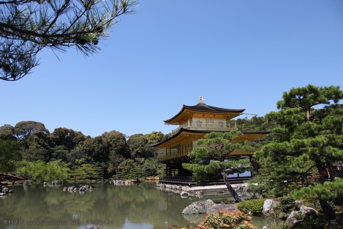 日本 旅游风光 图 风景 旅游 山水 小亭 蓝天绿树 亭台 园林建筑 园林 国外旅游 旅游摄影