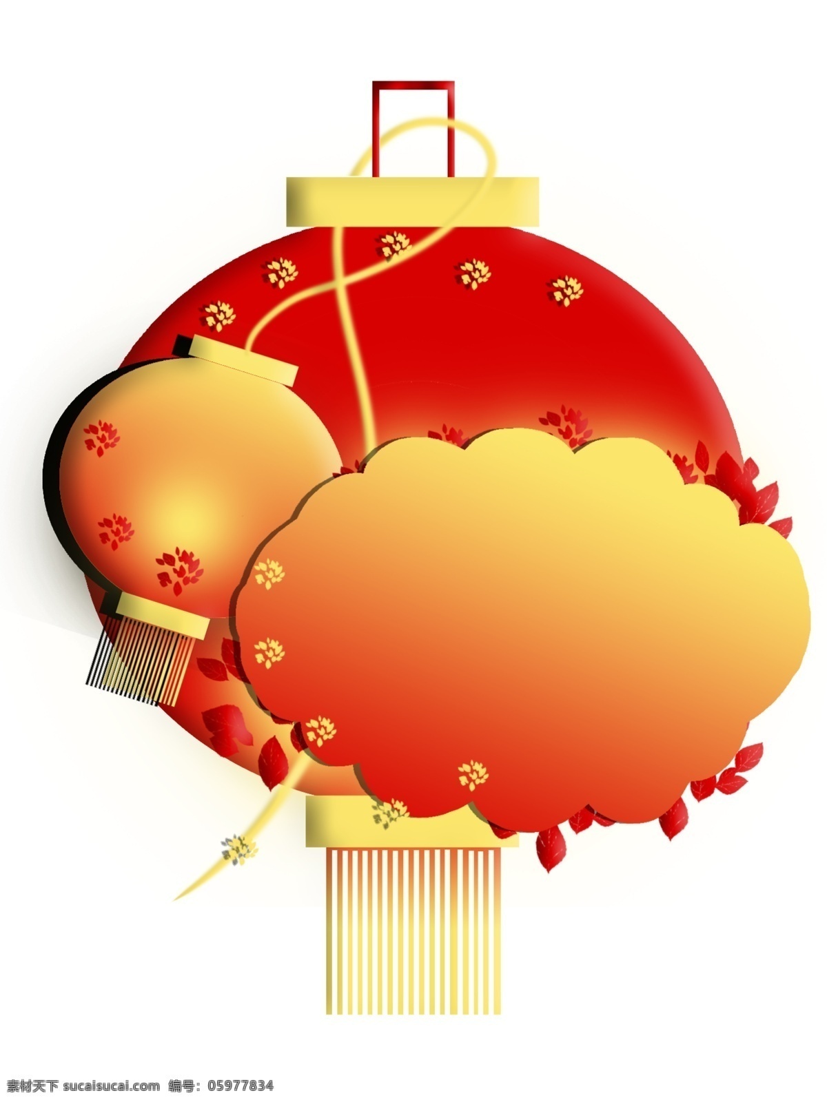 新年 红色 边框 手绘 灯笼 喜庆边框 新年边框 春节边框 边框设计 中国风 文本框 标题框 古典 底纹