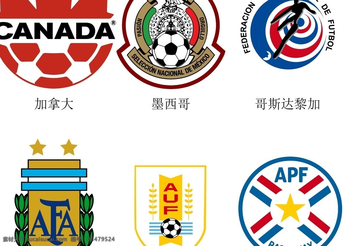 美洲足球标志 美洲 足球 标志 fifa 南美 中美 北美 中北美 加勒比海 国际足联 美国 加拿大 墨西哥 哥斯达黎加 哥伦比亚 巴西 阿根廷 乌拉圭 巴拉圭 智利 体育 标志图标 公共标识标志