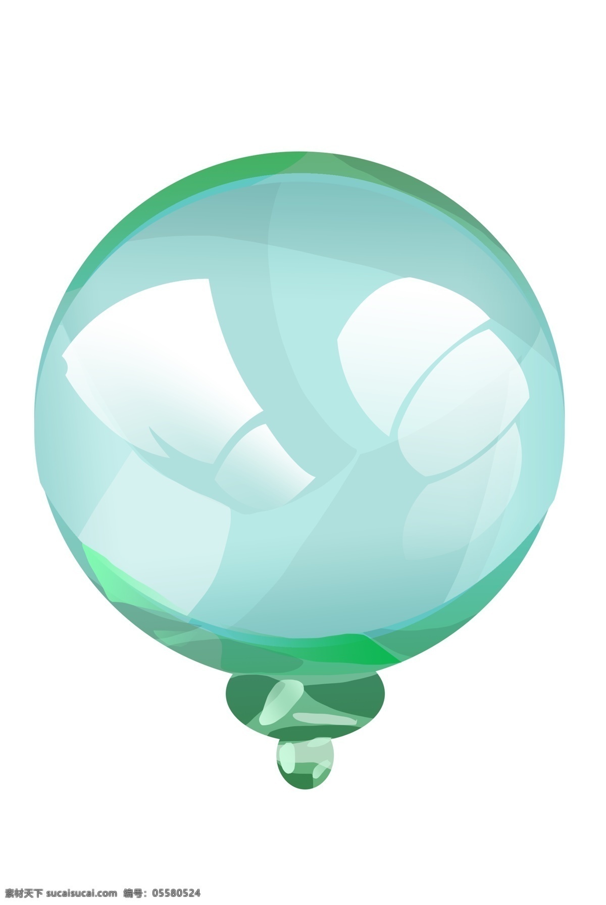 绿色 玻璃球 容器 插画 圆形玻璃容器 绿色玻璃球 卡通 圆圆的玻璃球 玻璃球瓶子