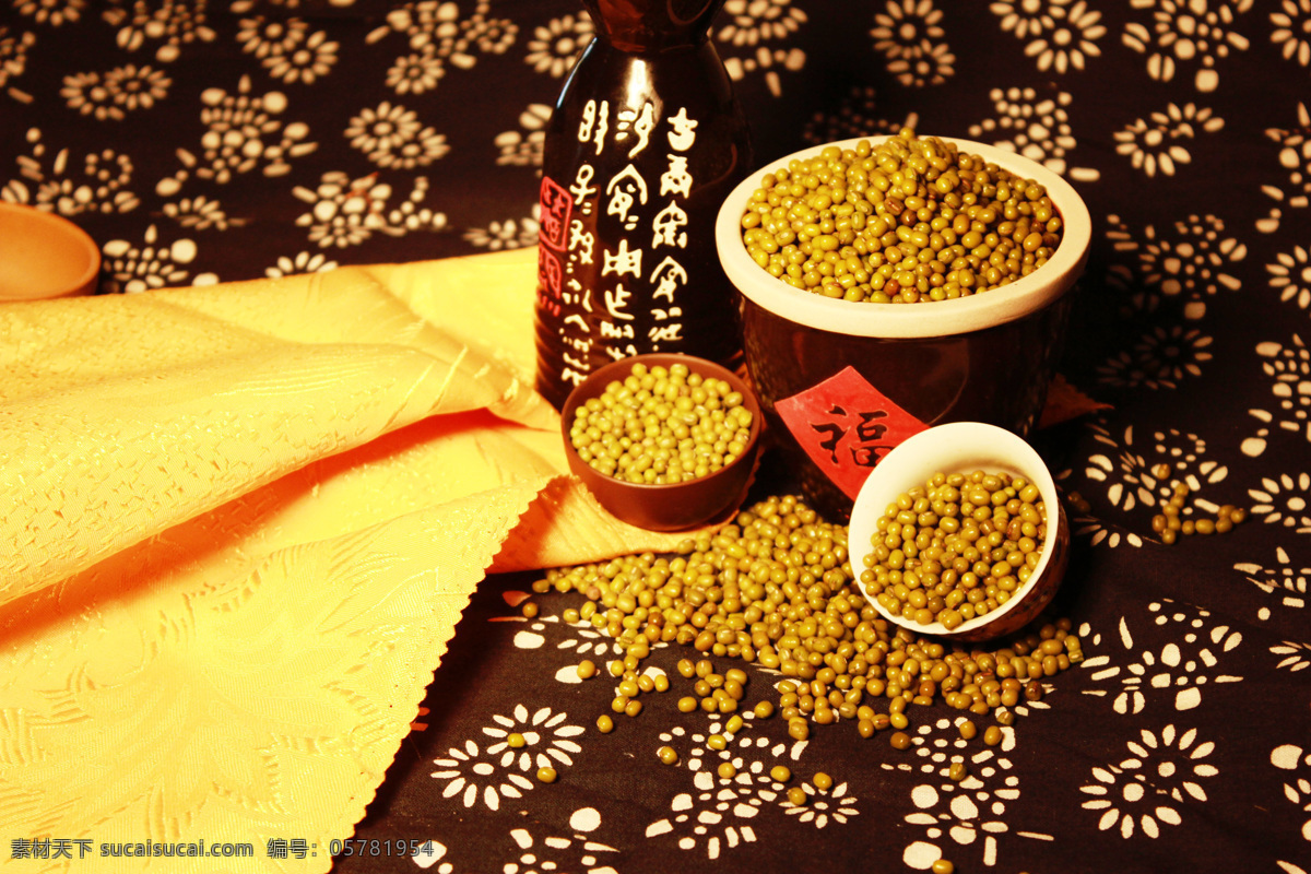 绿豆 餐饮美食 酒杯 米 食物原料 五谷 杂粮 矢量图 日常生活