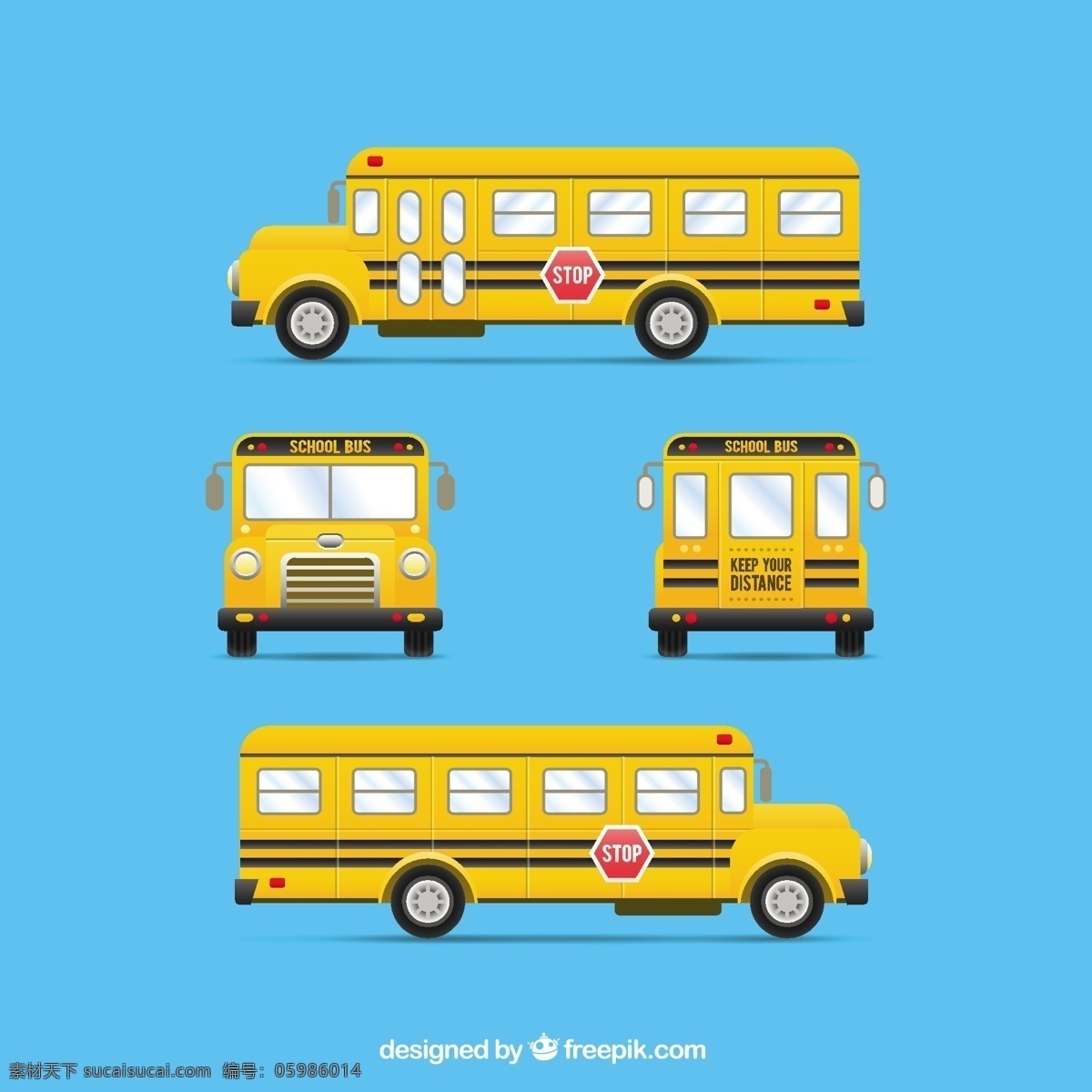 黄色的校车 学校 孩子 公共汽车 交通 黄色 大学 学校的孩子 校车 青色 天蓝色