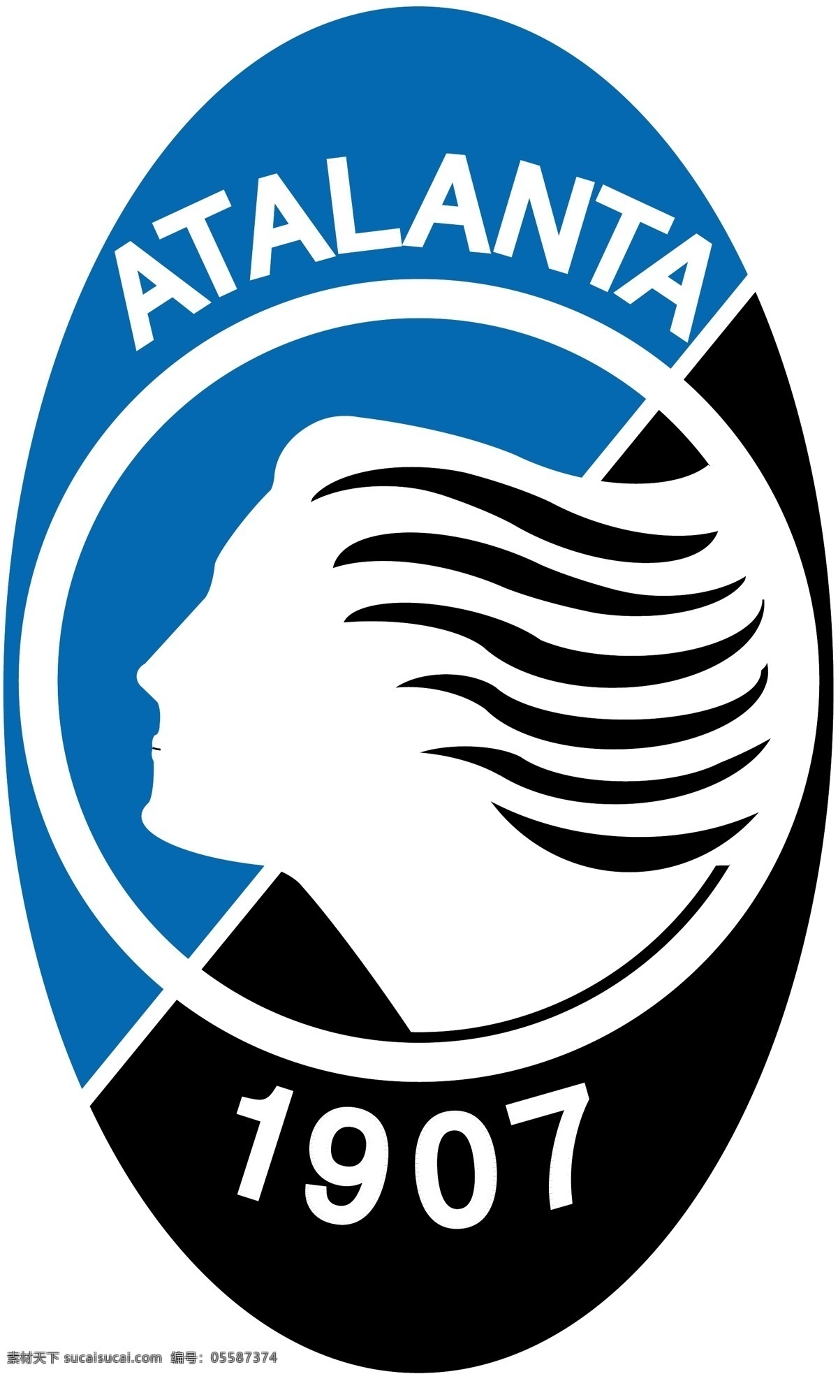 亚特兰大队 atalanta 矢量下载 网页矢量 商业矢量 logo大全 白色