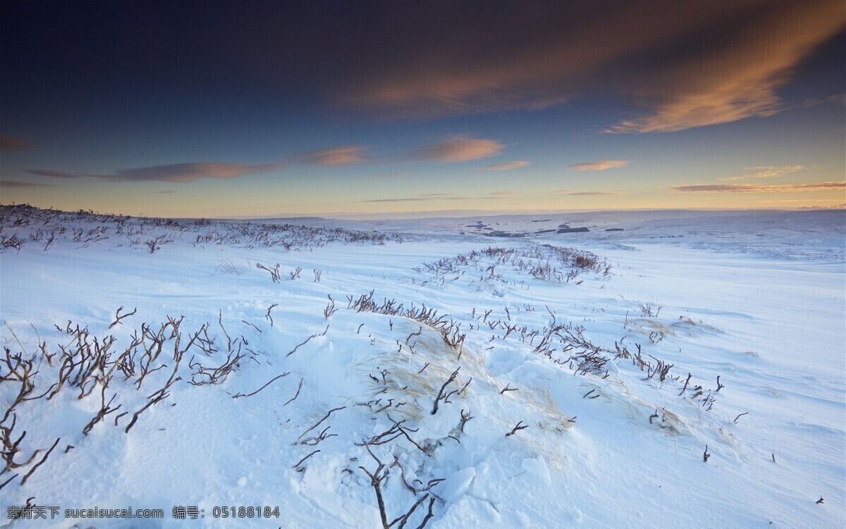 雪景 雪地 夕阳 冬季 自然景观 自然风景