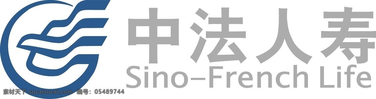 中法 人寿 矢量 logo 保险公司 矢量logo 中法人寿 白色