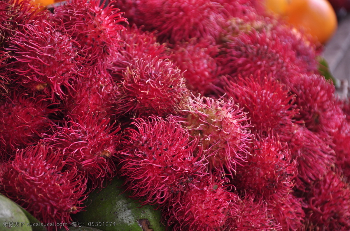红毛丹 水果 红色 特产 食物 新鲜 生活素材 餐饮美食 食物原料