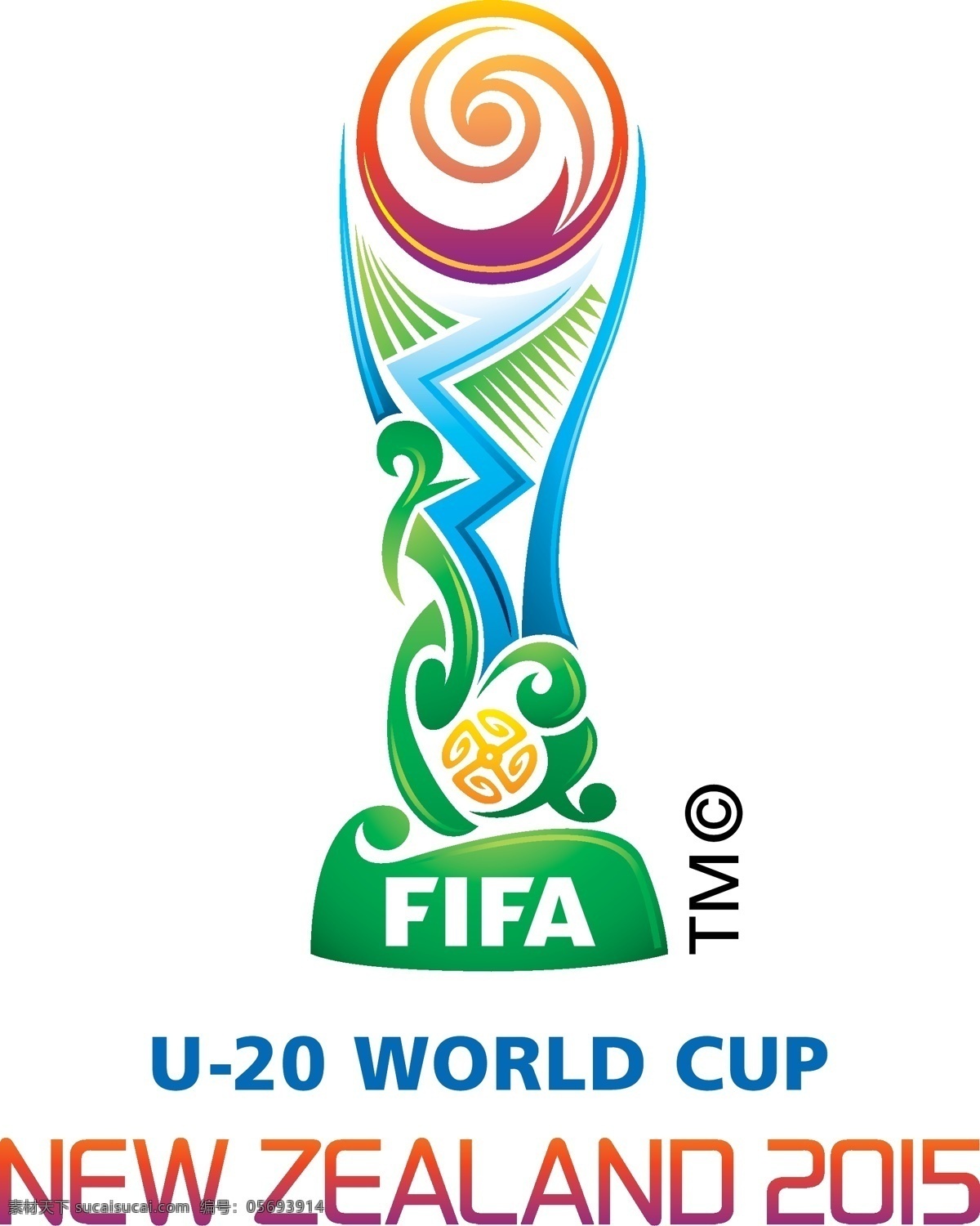 2015 新西兰 世界杯 logo 标志 矢量 矢量图 u20 其他矢量图