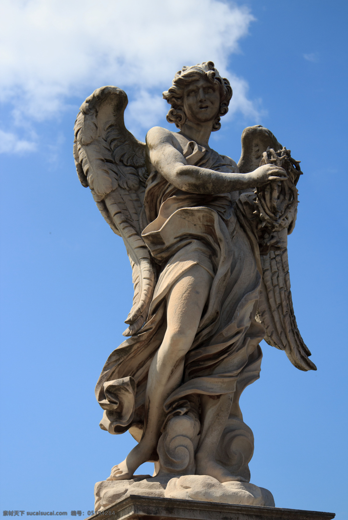 圣天使堡天使 圣天使堡 天使 雕塑 雕像 罗马 意大利 建筑园林