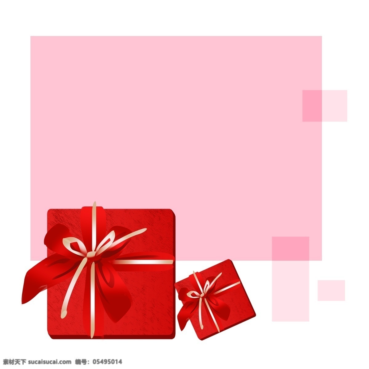 手绘 圣诞 礼物 边框 圣诞礼物 礼物盒 红色 粉色边框 手绘边框 礼物盒插画 圣诞边框 边框插图