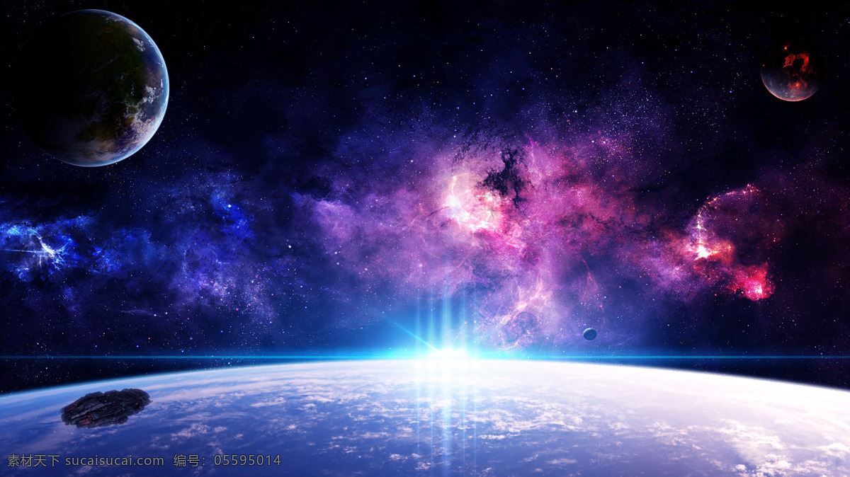 宇宙背景 宇宙 外太空 炫酷 背景 抽象 科幻