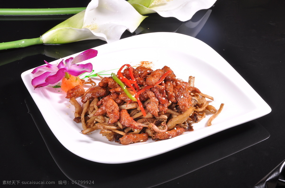 蘑菇炒肉 菜谱摄影 精美小炒 小炒 传统美食 餐饮美食