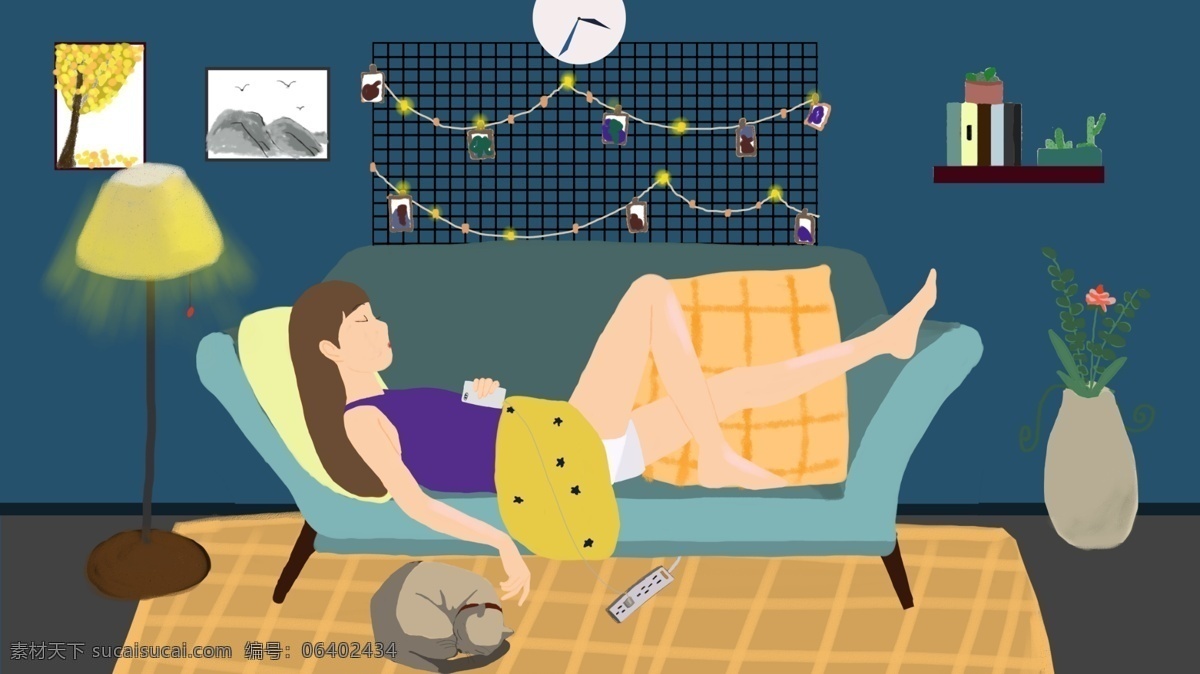 晚安 世界 夜晚 好 梦 女孩 居家生活 生活 居家 好梦 晚上