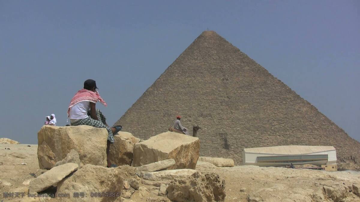 埃及 金字塔 男孩 股票 录像 视频免费下载 埃及的金字塔 avi 灰色